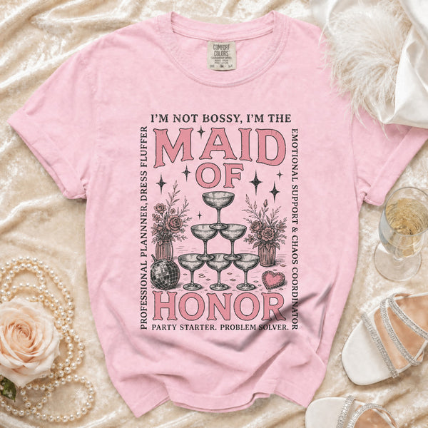 Maid of Honor T-Shirt in Blossom