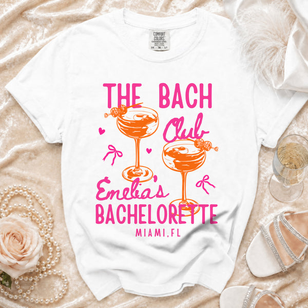 Bach Club Cocktails Celebration T-Shirt in White