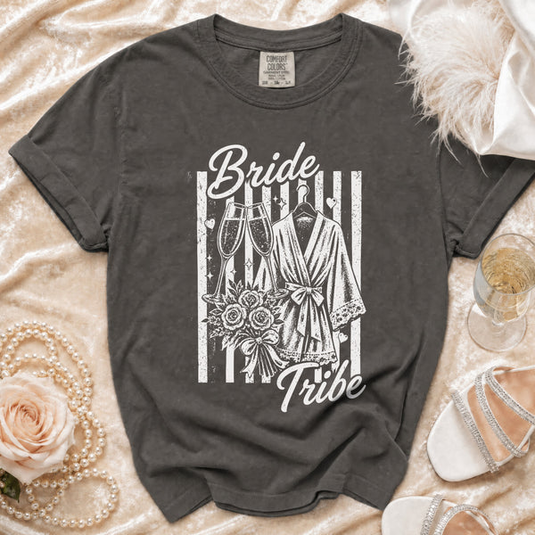 Bride Tribe T-shirt in Pepper