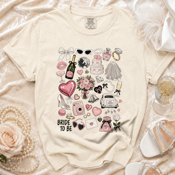 Bride To Be T-Shirt in Ivory