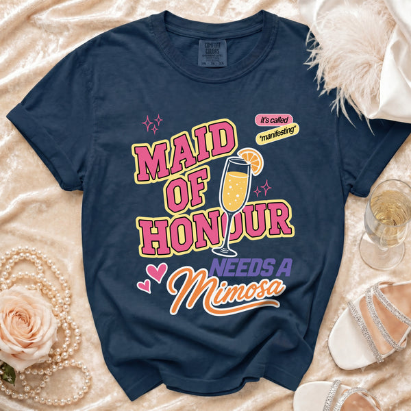 Maid Mimosa T-shirt in True Navy