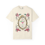 Cream t-shirt with "Last Splash" oval frame design, flowers, and "Summer 2016".