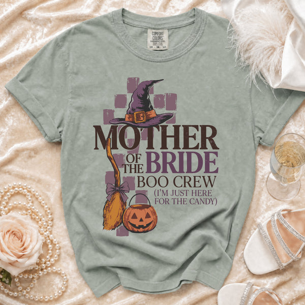 Bride Boo Crew T-Shirt in Bay