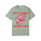 Pink cowboy hat and lasso design for "Jennifer's Bach Nashville, TN Summer 2026".