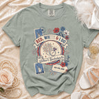 "Red, White & I Do" graphic tee for "Willow's Bachelorette" on July 4th, 2026.