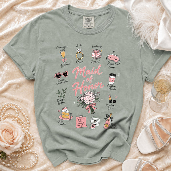 Maid of Honor Tee in Bay