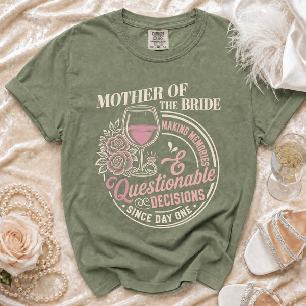 Mother of the Bride T-shirt in Moss
