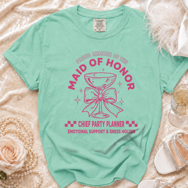Maid of Honor T-Shirt in Island Reef