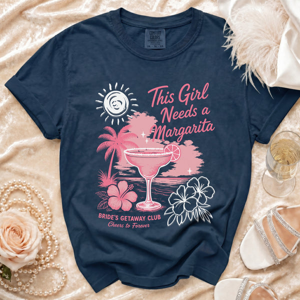 Margarita Bride T-Shirt in True Navy