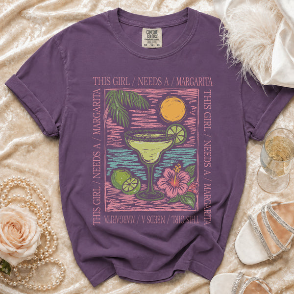Margarita Vibes T-Shirt in Grape