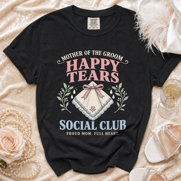 Happy Tears T-Shirt in Black