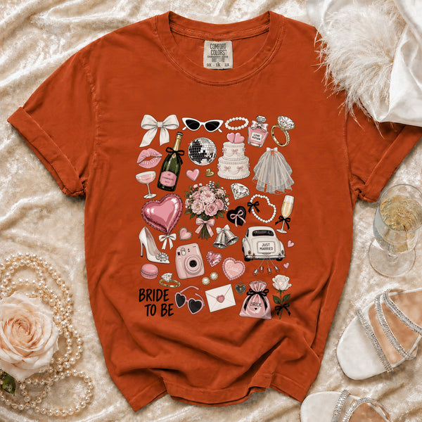 Bride To Be T-Shirt in Yam