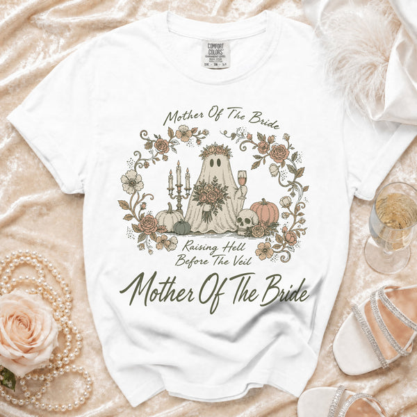Bride's Mother T-Shirt in White