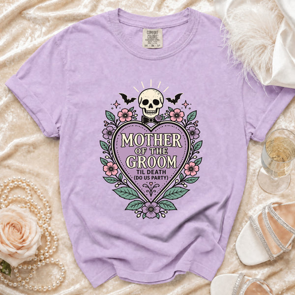 Gothic Groom T-Shirt in Orchid