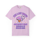 Pink t-shirt with "Her Last Rodeo" and bachelorette details.