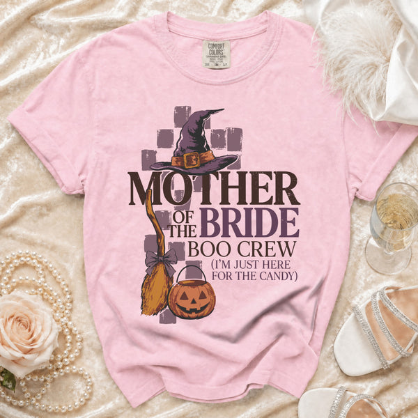 Bride Boo Crew T-Shirt in Blossom