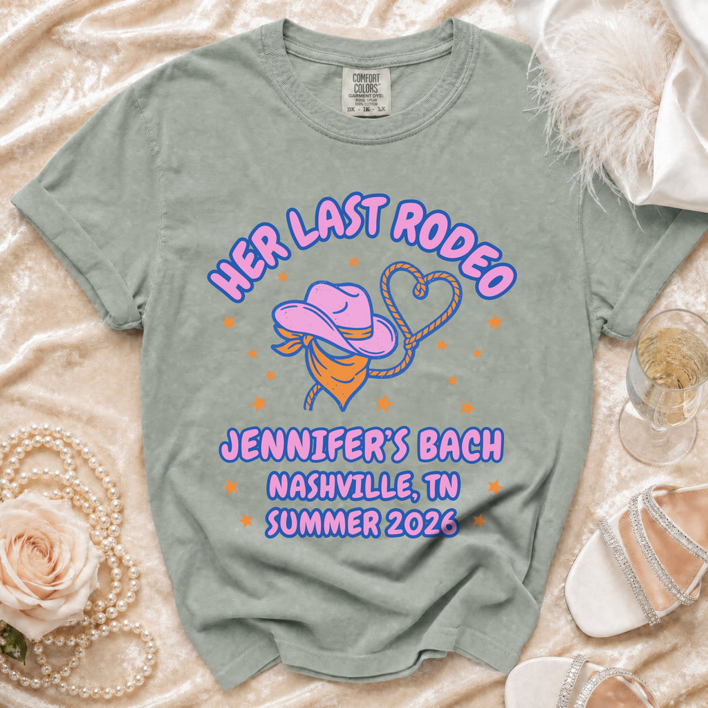 Her Last Rodeo Jennifer's Bach Nashville TN Summer 2026 t-shirt.
