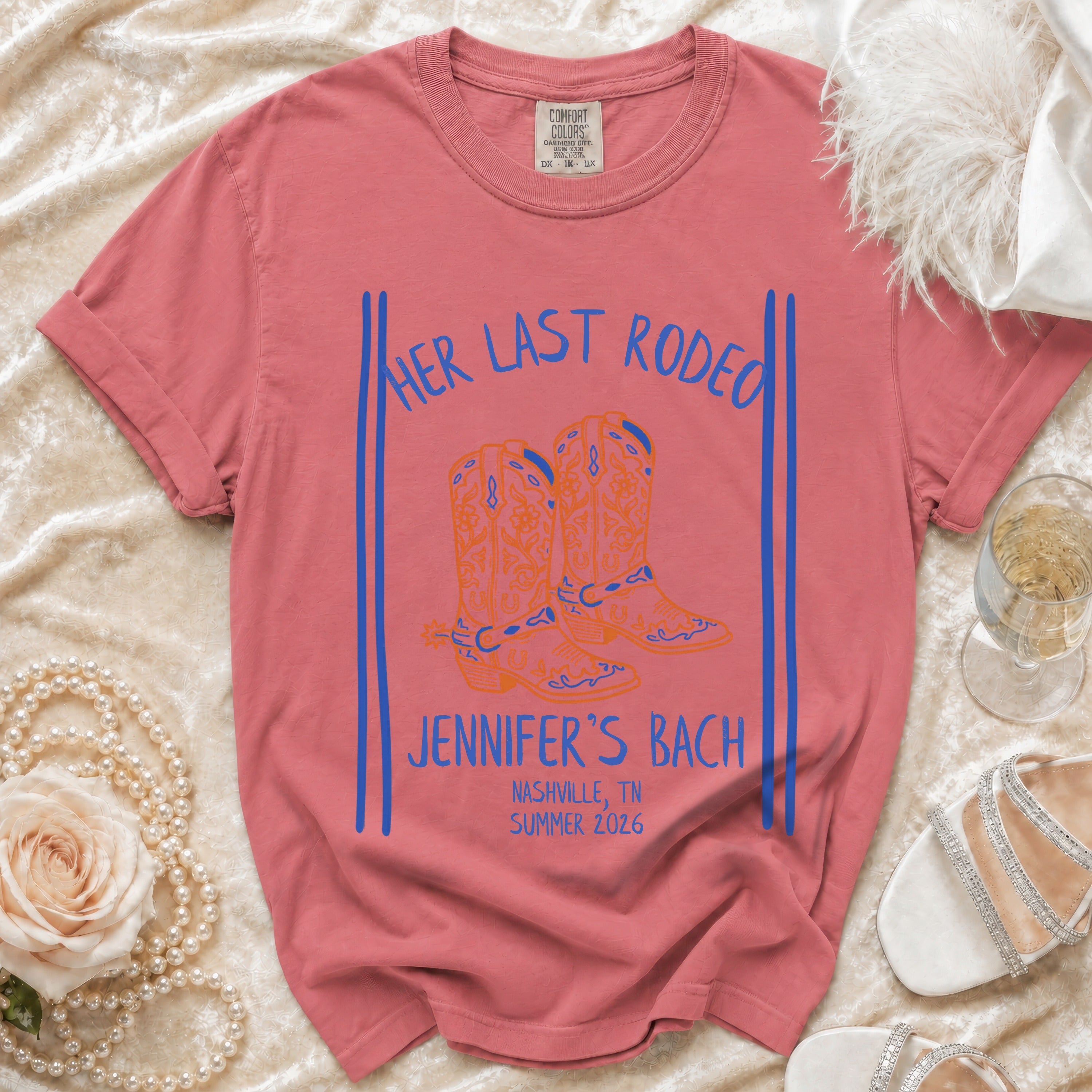 Her Last Rodeo Jennifer's Bach Nashville TN Summer 2026 t-shirt.