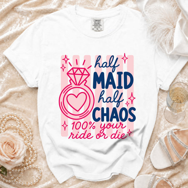 Maid Chaos T-Shirt in White