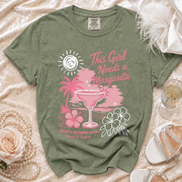 Margarita Bride T-Shirt in Moss