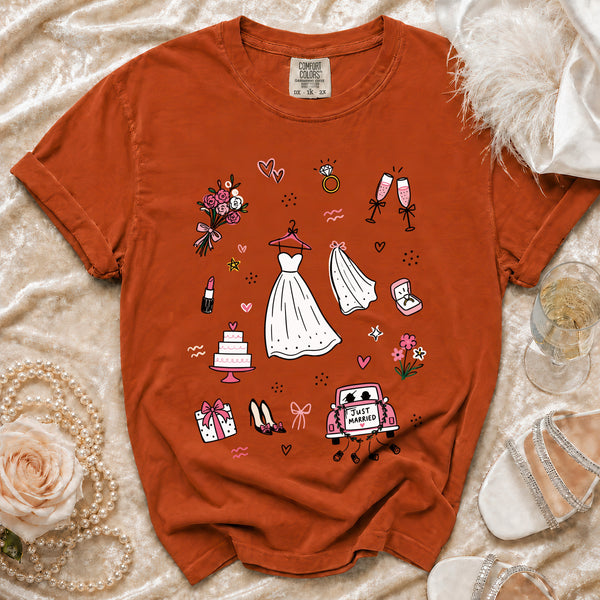 Bride Celebration T-Shirt in Yam