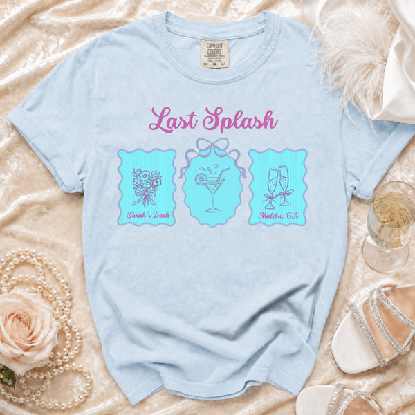 Last Splash Celebration T-Shirt in Chambray
