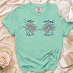Mint green t-shirt with "Willow's Bachelorette" and "Austin, TX July 4th, 2026" text.