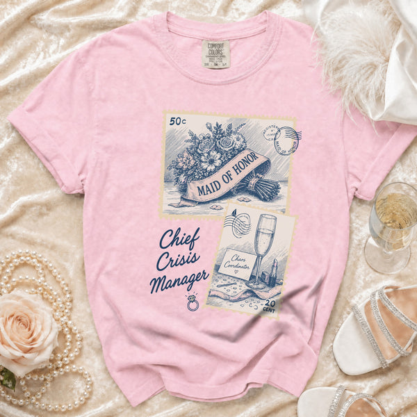 Maid of Honor T-Shirt in Blossom