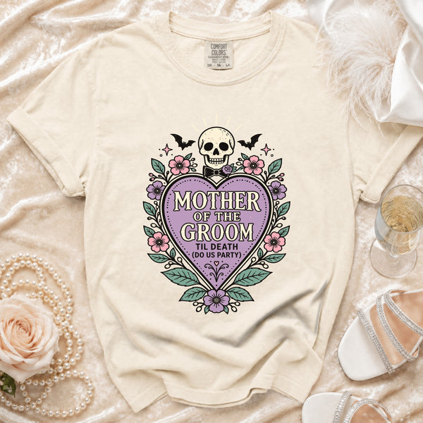 Gothic Groom T-Shirt in Ivory
