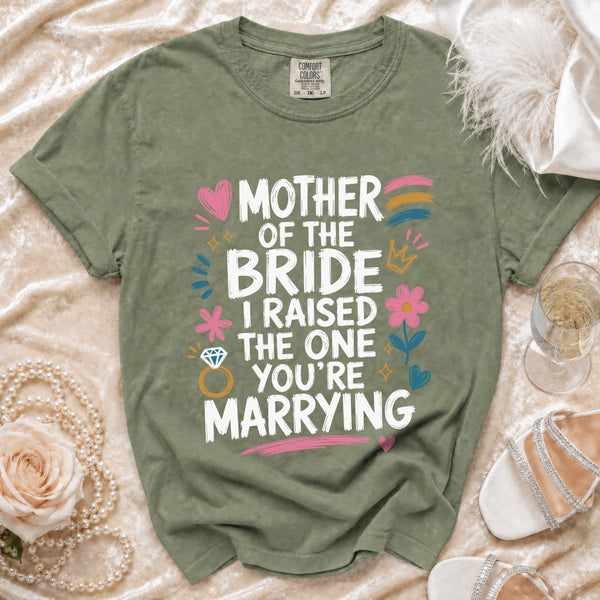 Mother Of Bride Tee in Moss