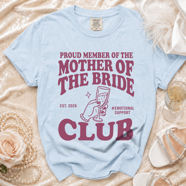 Bride's Mom T-Shirt in Chambray