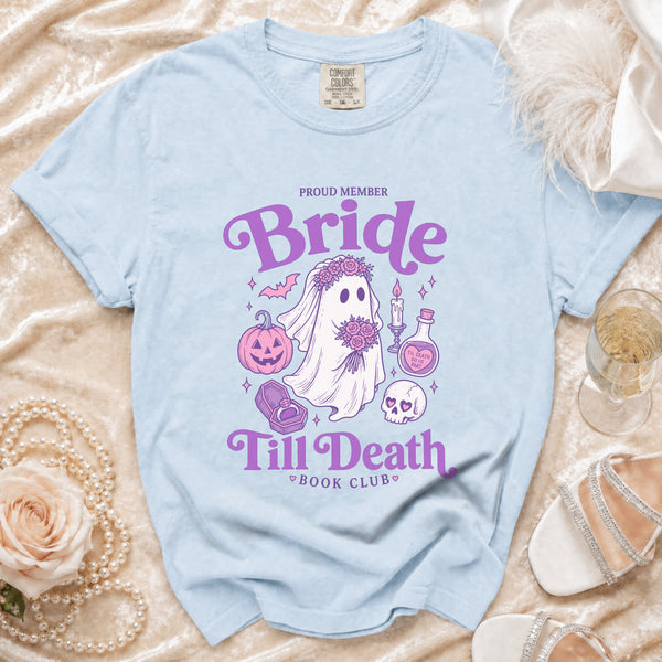 Till Death Bride T-shirt in Chambray