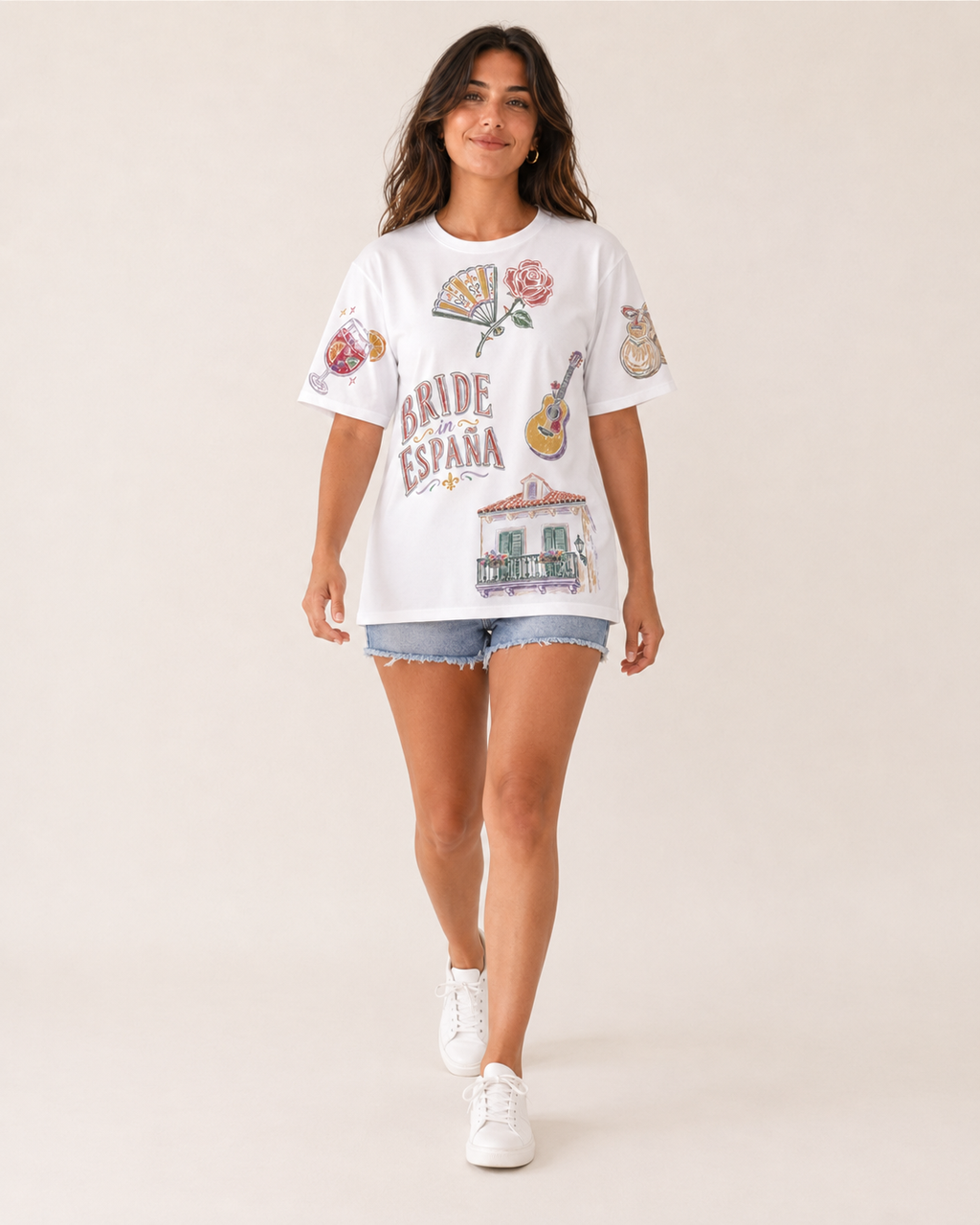 Spain Bride Doodles T-shirt