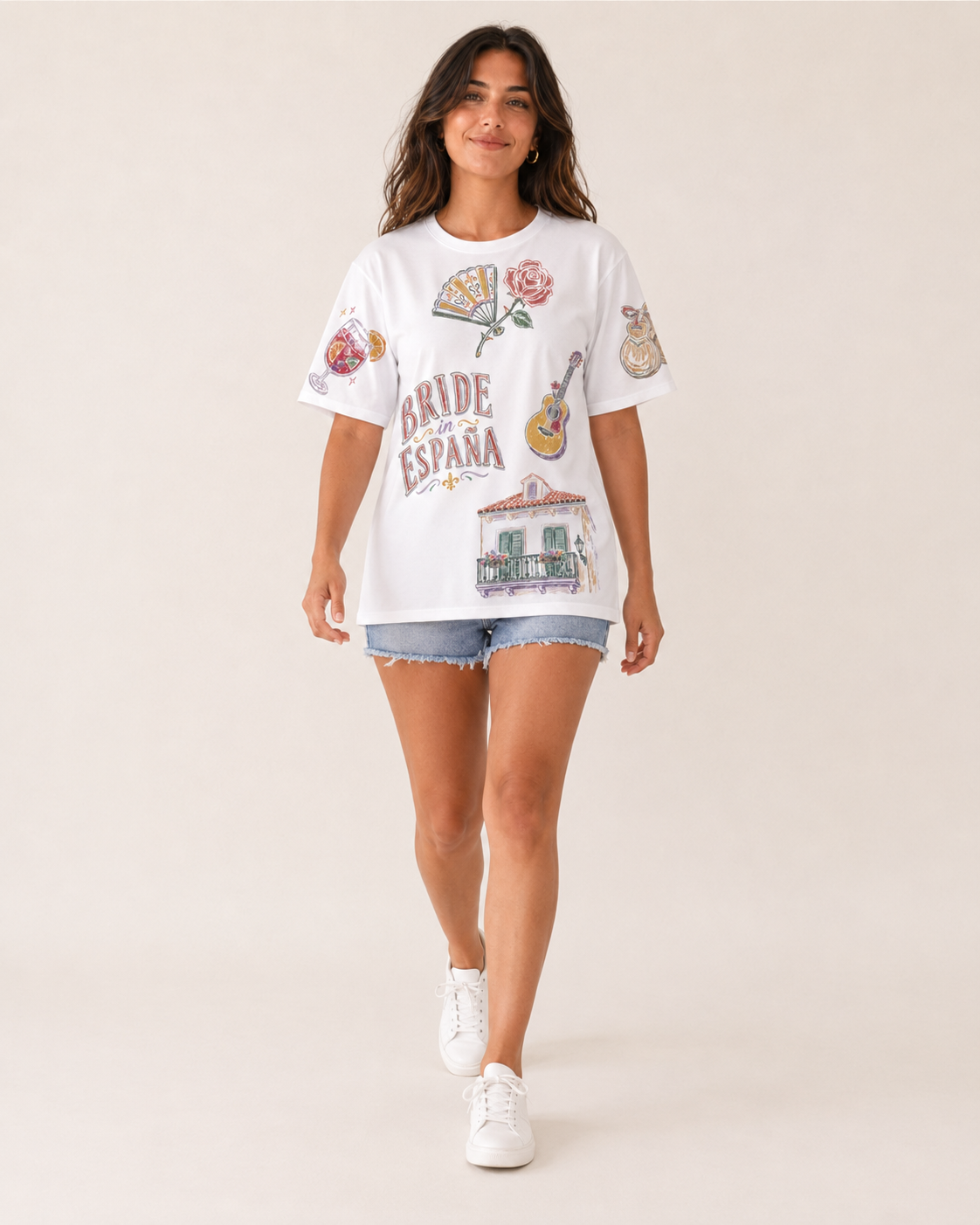 Spain Bride Doodles T-shirt