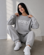 White Wifey Est Sweatshirt