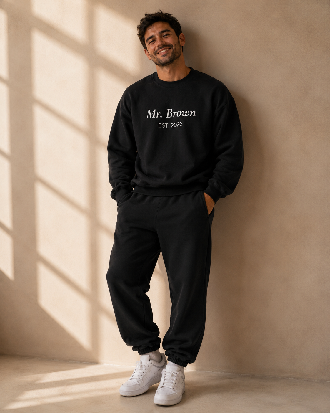 White Mr Est Sweatshirt