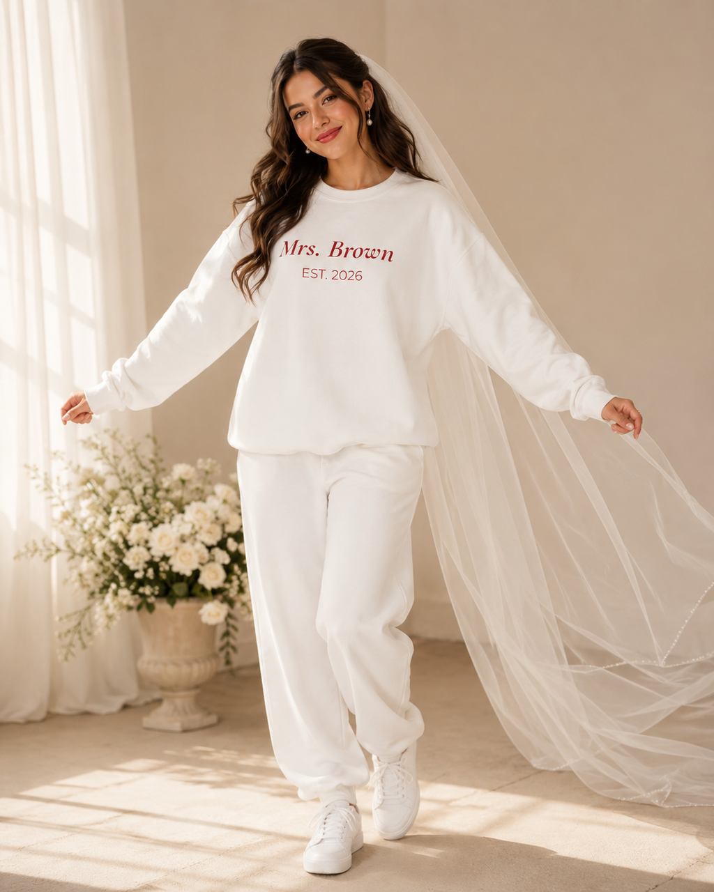 Marron Mrs Est Sweatshirt