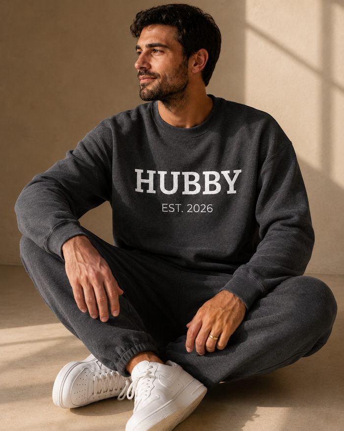 Grey Hubby Est Sweatshirt
