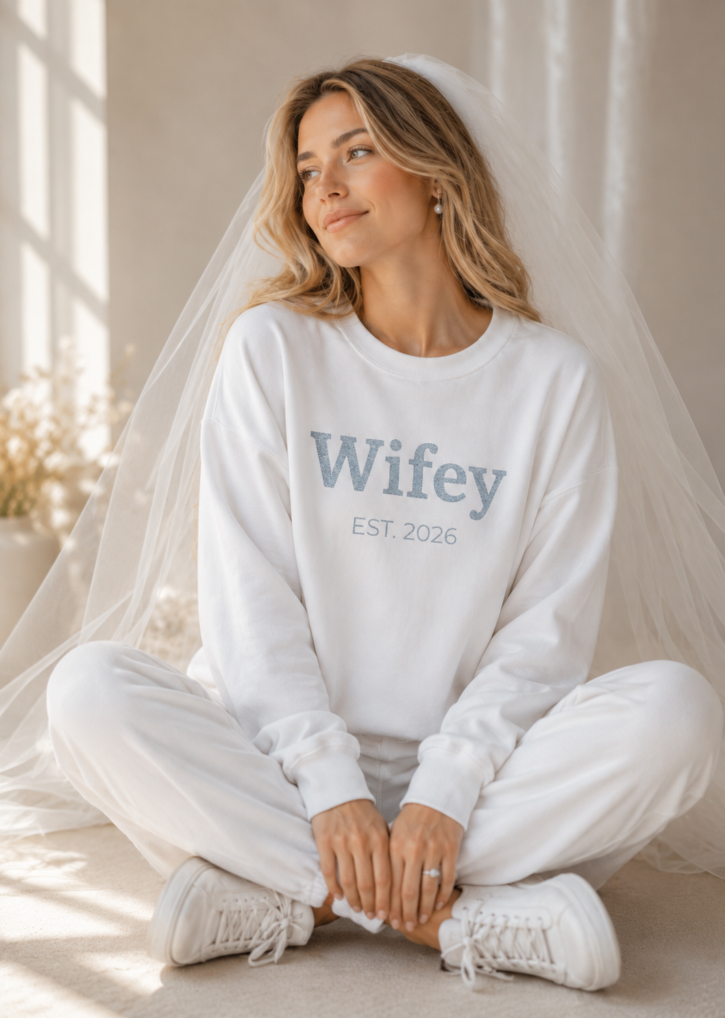 Grey Wifey Est Sweatshirt