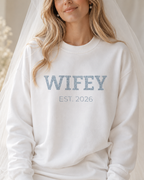 Grey Wifey Est Sweatshirt