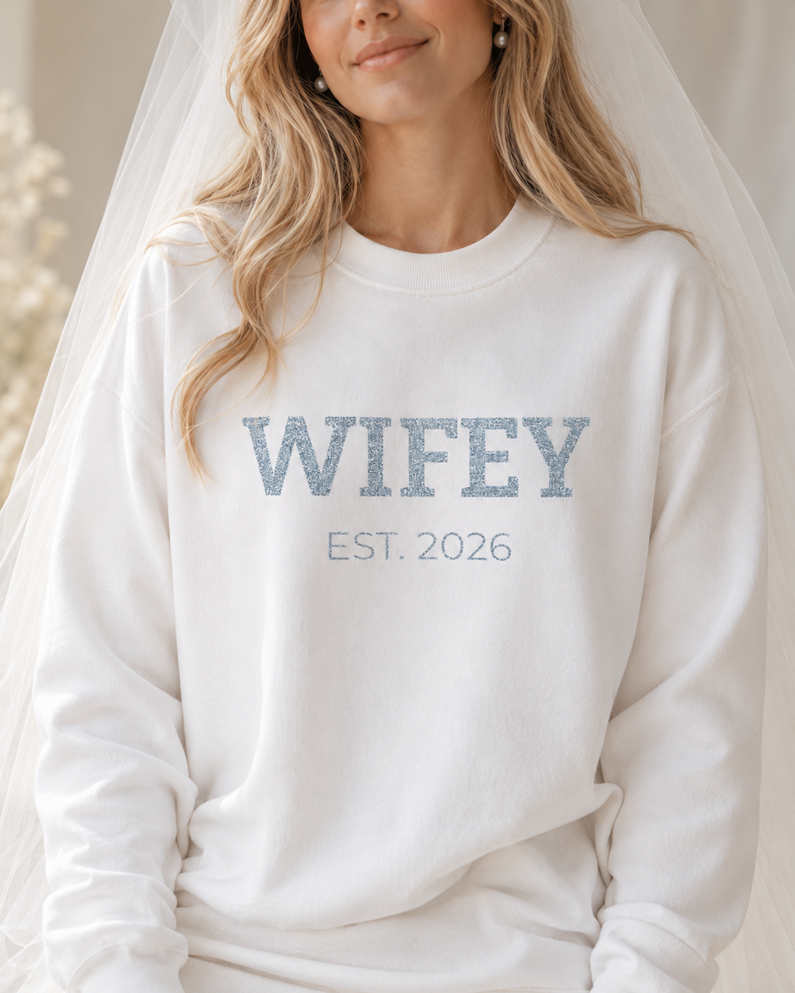 Grey Wifey Est Sweatshirt