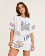 NY Bride Doodles T-shirt