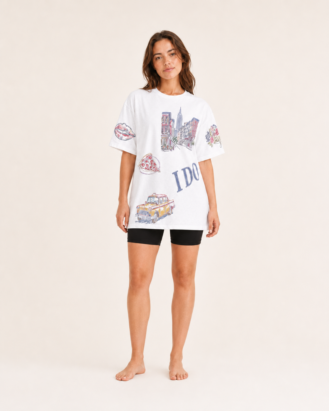 NY Bride Doodles T-shirt