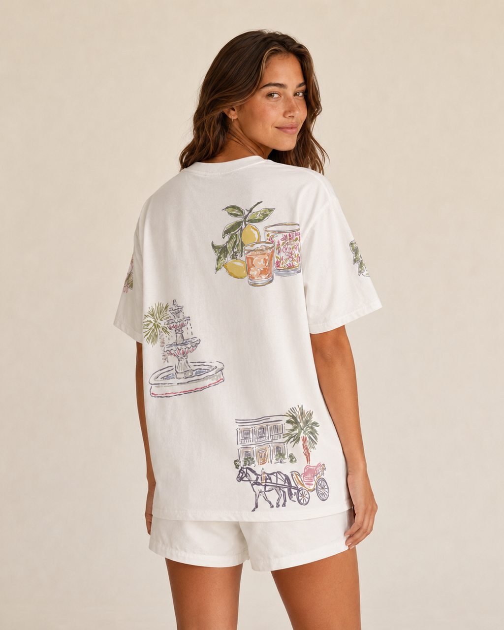Charleston Bride Doodles T-shirt