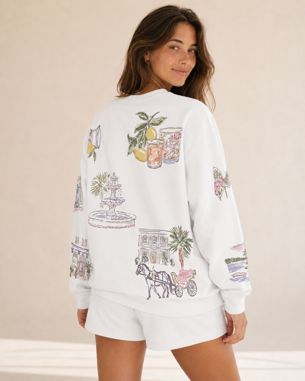 Charleston Bride Doodles Sweatshirt