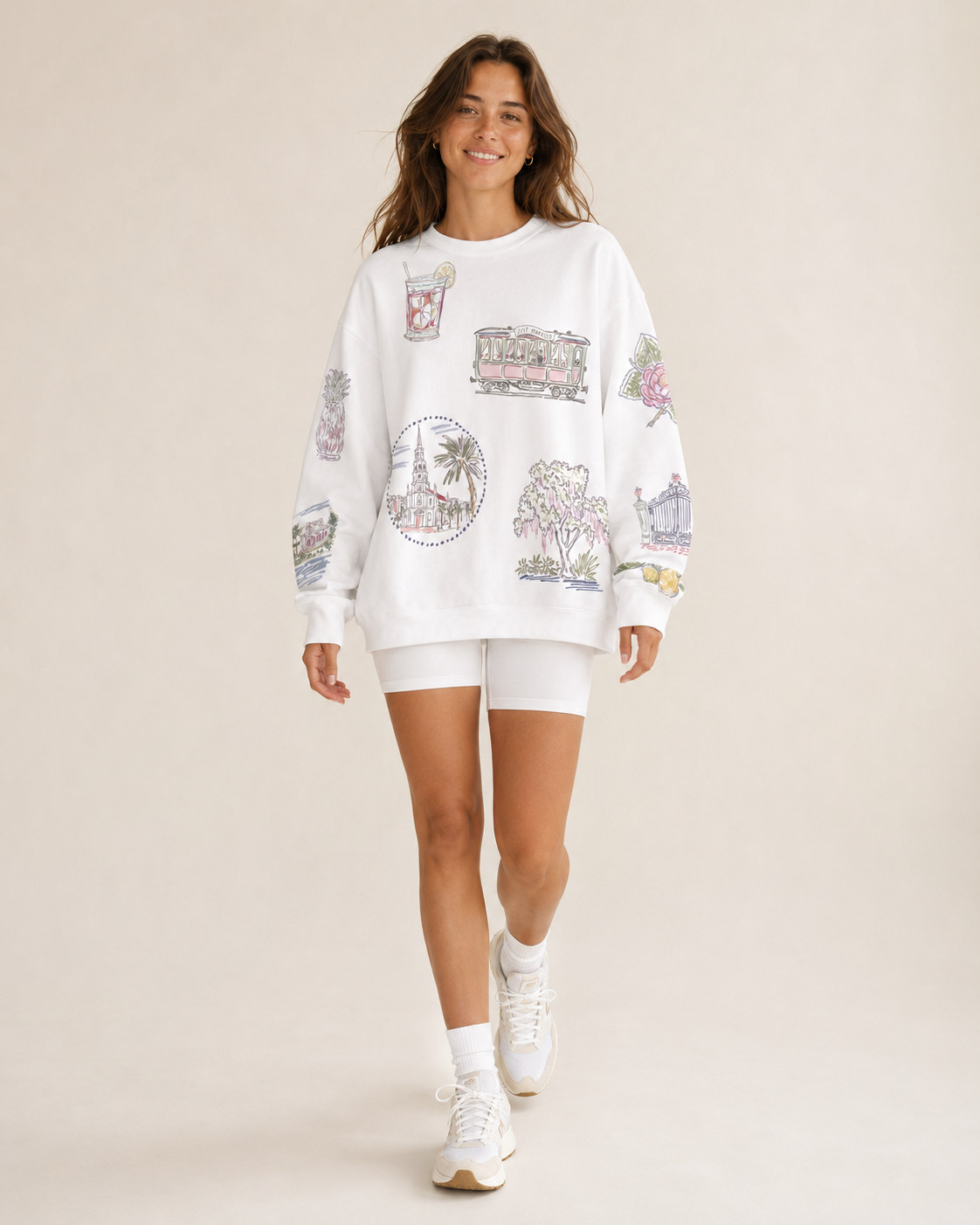 Charleston Bride Doodles Sweatshirt