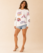 Las Vegas Bride Doodles Sweatshirt