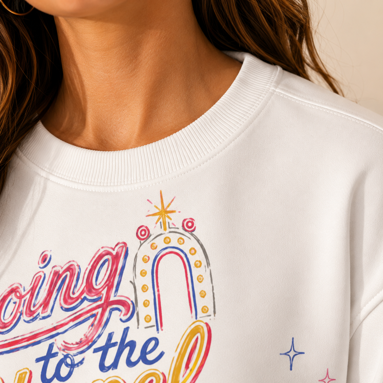 Las Vegas Bride Doodles Sweatshirt