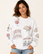 Spain Bride Doodles Sweatshirt