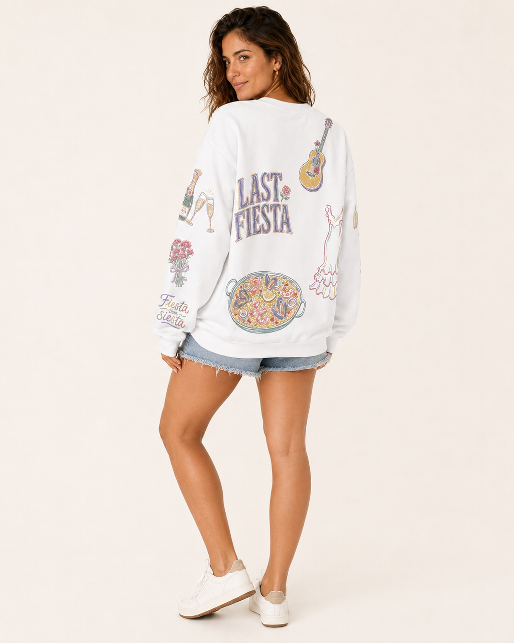 Spain Bride Doodles Sweatshirt